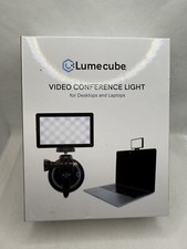 Lume Cube Video Conference Light for Desktops/Laptops With Suction Cup & Cord