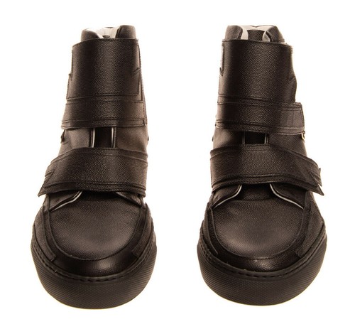 ALBERTO PREMI Botas Deportivas de Cuero 39 9 Negras NUEVAS CON CAJA $450 - Imagen 4 de 12