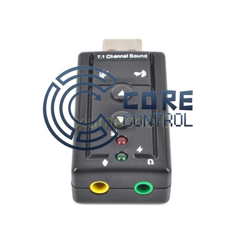 new 1X Mini USB 2.0 7.1 Channel Audio Sound Card Sound Adapter For PC Laptop - 第 4/4 張圖片