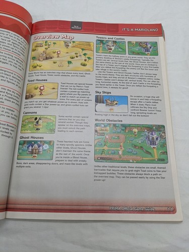 Super Mario Bros Wii Prima Games Strategy Guide Book With Poster - Picture 11 of 13