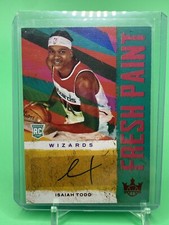 2021 Panini Court Kings Fresh Paint Ruby /99 Isaiah Todd #FP-ITD Rookie Auto RC