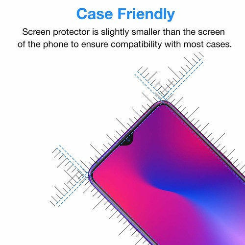 2x Oppo AX5 AX5s AX7 Reno2 Z A73 Tempered Glass Screen Protector Guard AUS - Picture 12 of 12