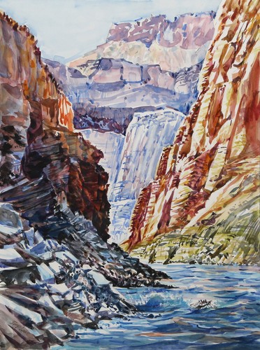 Tony Parisi, Mountain Creek, Watercolor on Paper, signed lower left - 第 1/6 張圖片