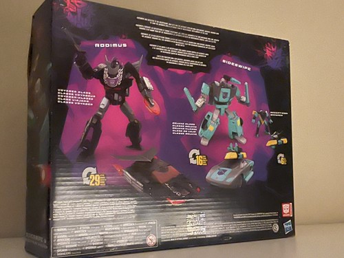 Transformers Shattered Glass Rodimus Sideswipe Whisper 2 pack MISB Exclusive - Picture 3 of 3