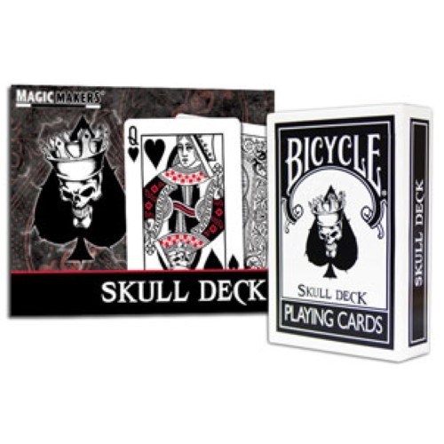 Bicycle Skull Deck - Skull Deck Regulation Playing Cards in Bicycle Card Stock! - Picture 1 of 6