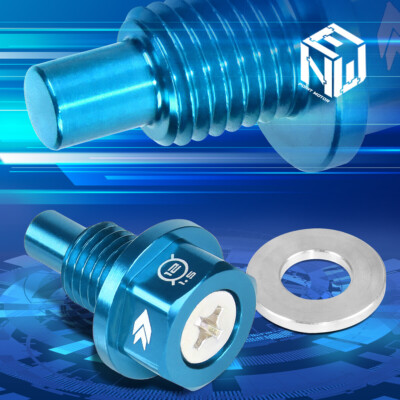 NRG NOP-400BL For BMW E30 E46 E60 E90 F30 F87 G20 Magnetic Oil Drain Plug Blue