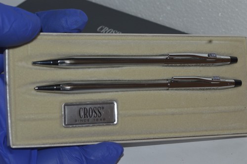 CROSS 3501 CLASSIC CENTURY Pen & Pencil Set Chrome IBM Procurement Made in USA - Picture 24 of 24