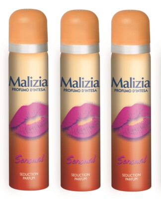 MALIZIA Profumi d´intesa Sensual  DEO 3 x 75ml Seduction Parfum