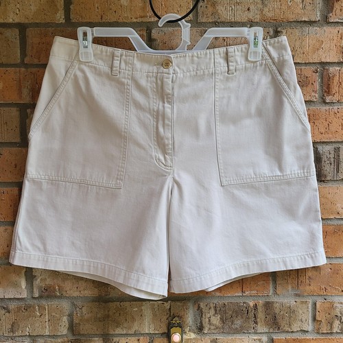 Jones New York Sport Womens Casual Chino Shorts High Rise Beige Size 16 - Imagen 2 de 6
