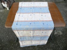 tissu vintage toile à matelas rayée en métis fleuri