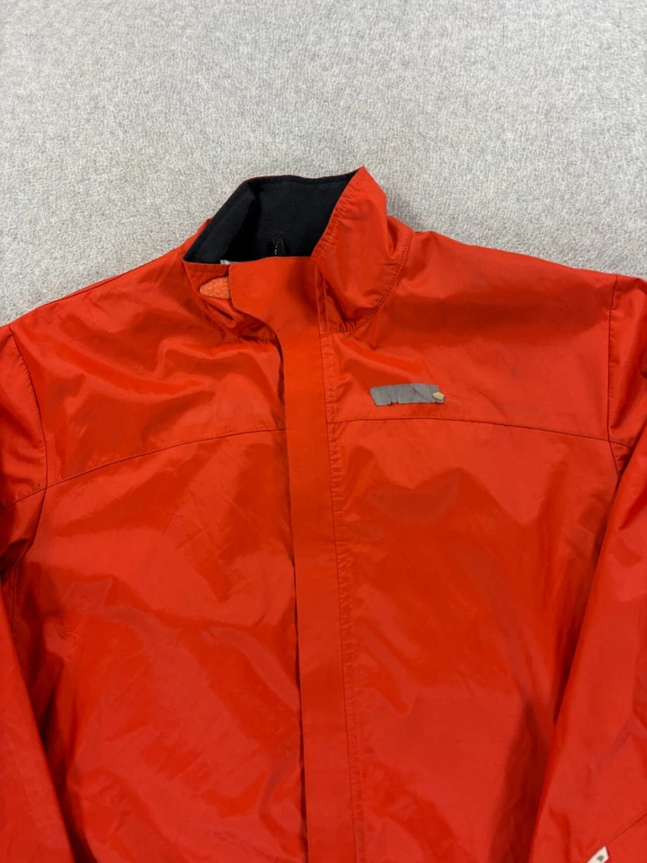 Chaqueta de ciclismo Novara impermeable a prueba de viento (mediana para hombre) naranja Foto 2 de 4