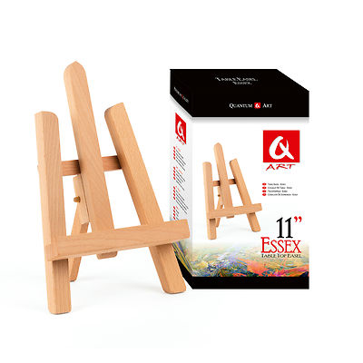 BEECH WOOD 410MM 16/" ARTIST TABLE TOP DISPLAY ART EASEL ART CRAFT WOODEN WEDDING