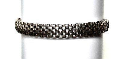 Malor Italy 925 Sterling Silver Flat Box Chain Bracelet