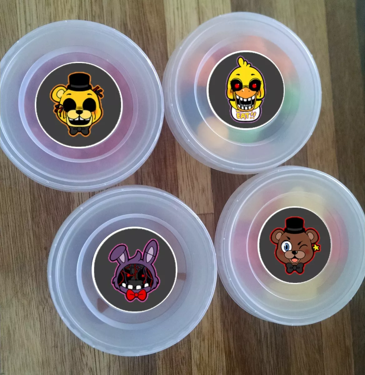 Five Nights at Freddy's (FNAF) Cupcake Topper and wrapper - FNAF Party  Supplies