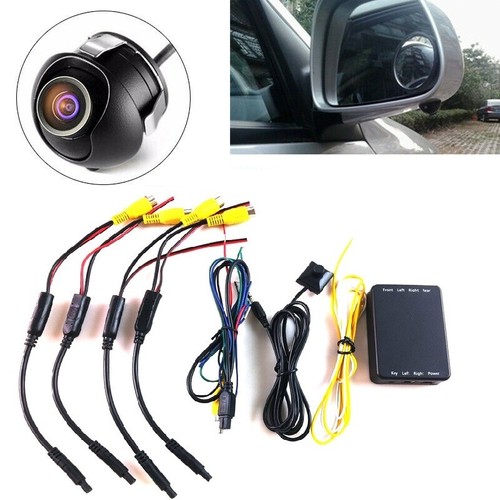 360 °Auto Grad Parking HD Panorama Nahtlose 4 Kamera Parkplatz Monitor System - - Bild 8 von 23