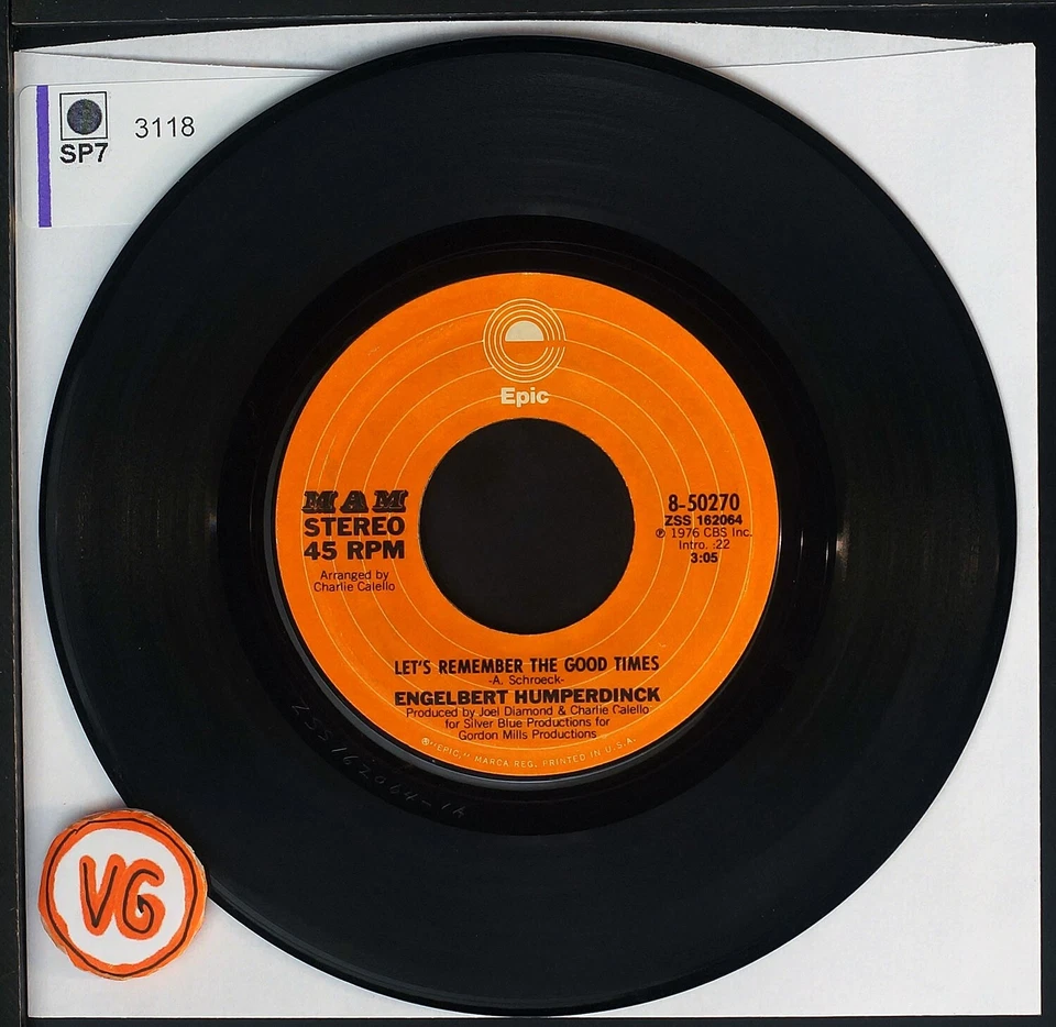 Engelbert Humperdinck - After The Lovin' - 7" single 45rpm record - Image 3 of 3