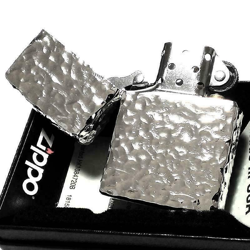 zippo hammer tone silver