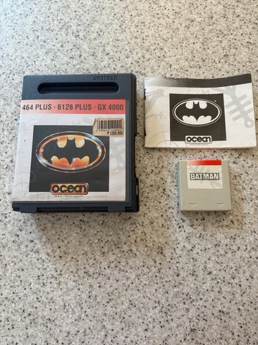 SUPER RARE! - AMSTRAD CPC GX4000 - BATMAN MOVIE - OCEAN - Complete - Cartridge
