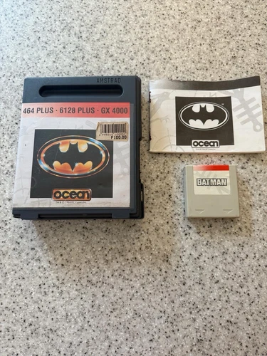 SUPER RARE! - AMSTRAD CPC GX4000 - BATMAN MOVIE - OCEAN - Complete - Cartridge 