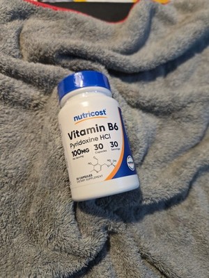 Nutricost Vitamin B6 100 Mg 30 Capsules