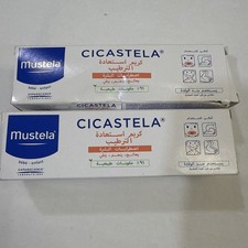 Lot Of 2 Mustela Cicastela Moisture Recovery Cream Baby Ointment 1.35 oz 05/2027