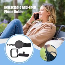 Anti-Theft Retractable Phone Lanyard Tether Phone Tab Strap With Carabiner