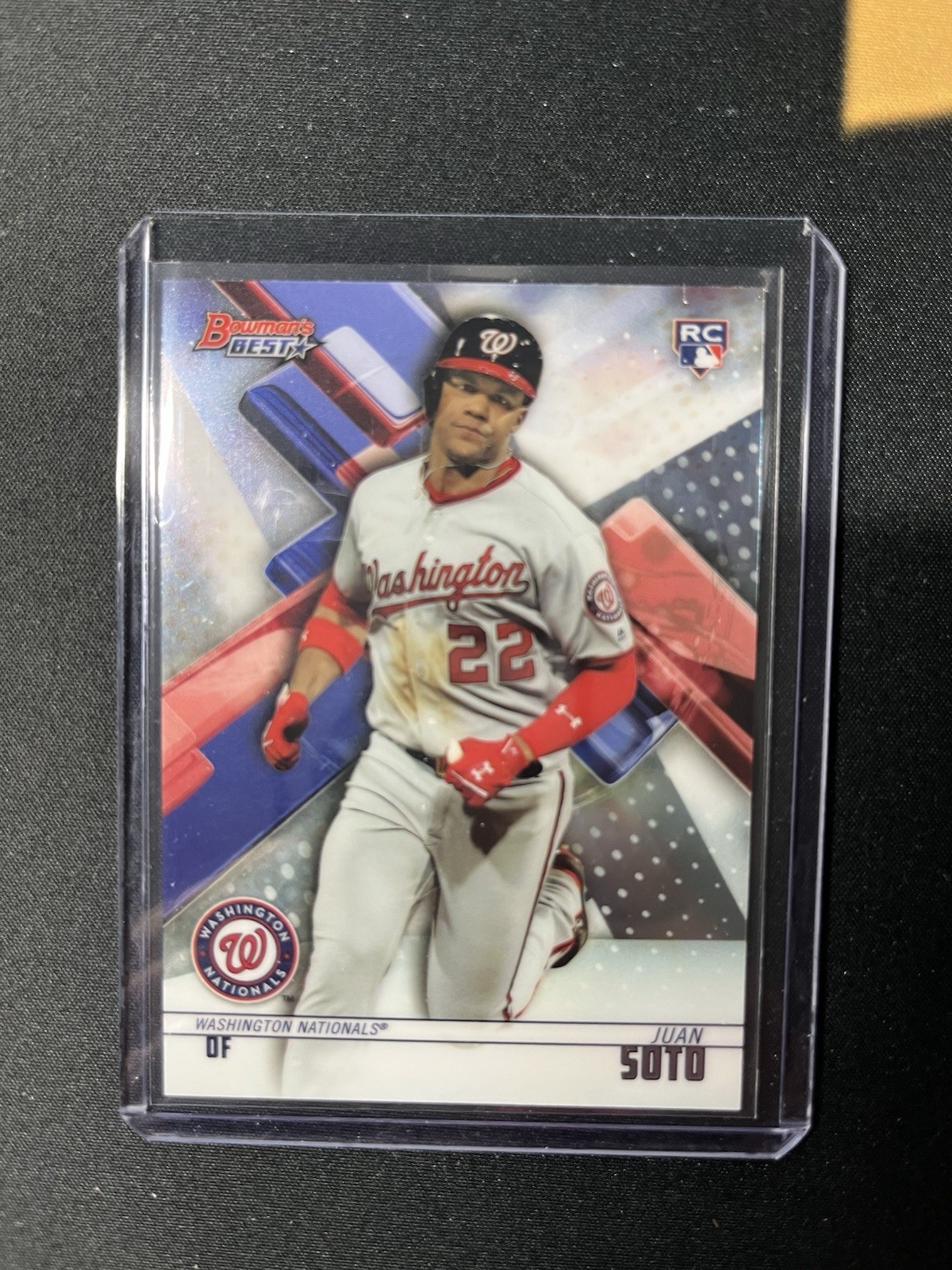 2018 Bowman's Best Juan Soto #29 (RC) Nationals Rookie
