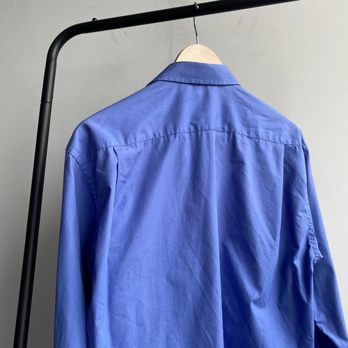 Vintage 90s Yves Saint Lauren YSL Men’s Blue Shirt Size M(slim-fit) - Picture 9 of 14