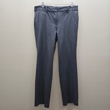 Talbots Flat Front Barely Boot Pants Pockets Business Formal Casual Gray Size 10