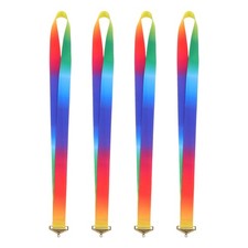 4 Pcs Medal Ribbon Ribbons for Medals Lanyard with Clip Lanyards