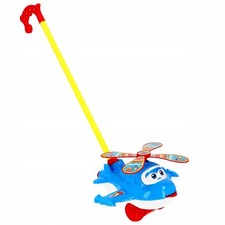 Pushing Helicopter  Toy with Long Handle Walking for Toddlers, Baby Walking