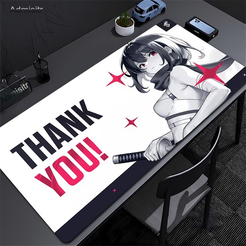 Anime Mask Girl Mouse Pad YUki Aim Gaming Speed Mouse Mat Game Premium Mousepad - Afbeelding 157 van 181