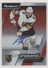 2020-21 Parkhurst Prominent Prospects Red /10 Peyton Krebs #PP21 Rookie Auto RC
