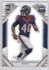 2015 Panini Crown Royale Rookie Silver 2/199 Kurtis Drummond #129 1u6