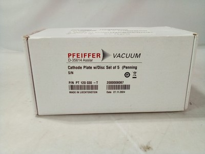 Pfeiffer Vacuum Cathode Plate w/ Disc Set of 5 D-35614 Asslar