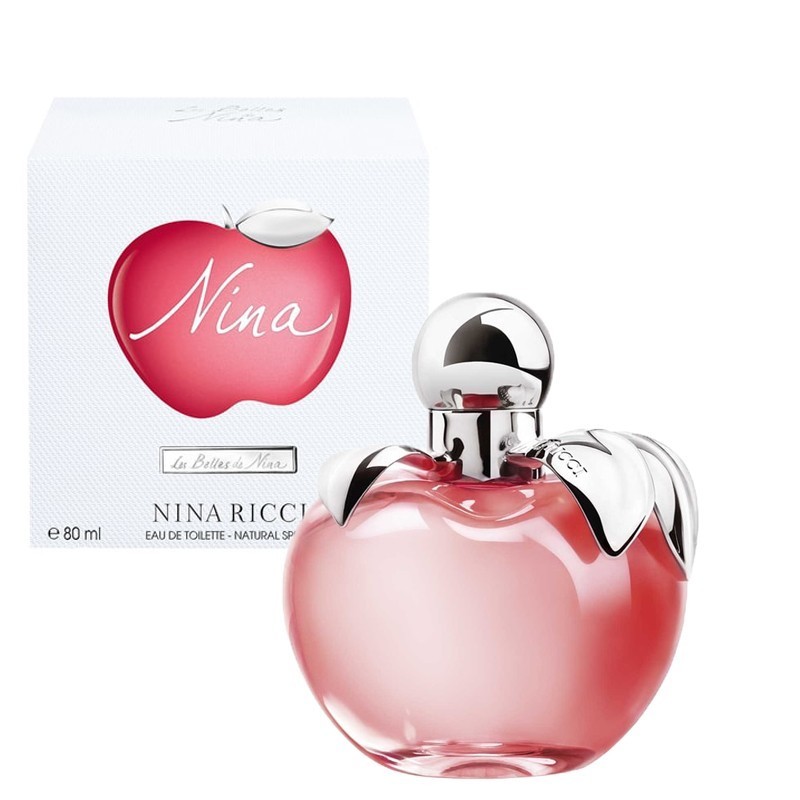 Nina Ricci Nina Eau de Toilette 80 ml pour une touche de fraîcheur fruitée au quotidien