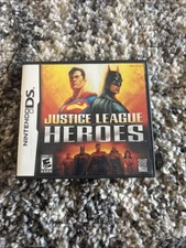 Justice League Heroes Nintendo DS AD Complete CIB - (See Pics)