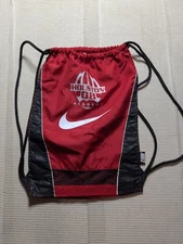 Nike Club Team Houston Football QB Academy Cinch Cleat Gear Bag Sack Red Black