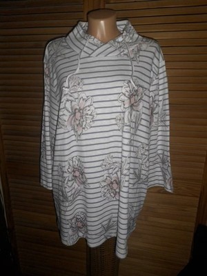 Shirt..Gina Laura..Gr.XXL..52/54..Kragen..3/4 bis Langarm..Mehrfarbig..Muster