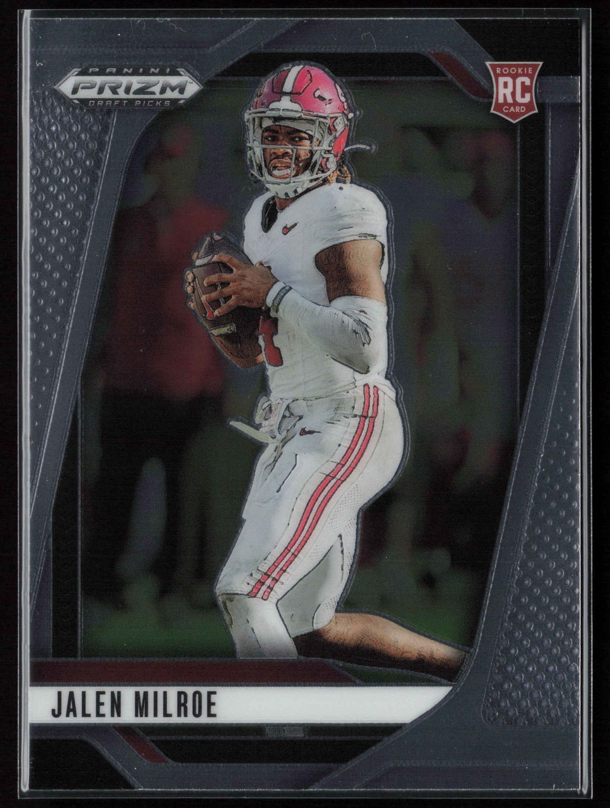 2025 Panini Prizm Draft Picks #5 Jalen Milroe Rookie Alabama Crimson Tide NM