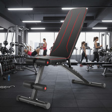 Foldable Weight Bench for Full Body Workout Bench Press Fitness 660LB Adjustable