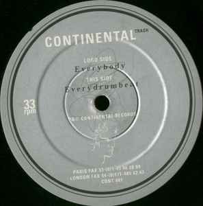 Continental Trash - Everybody / Everydrumbeat - Used Vinyl Record 12 - E1177z