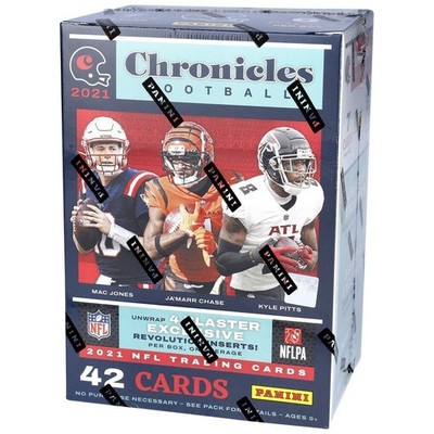 2021 Panini Chronicles NFL Football FANATICS EXCLUSIVE Blaster Box Revolution