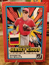 2026 DONRUSS ELI WILLITS PROSPECT JERSEY KINGS RED 3-COLOR PATCH SP /99 !! 🔥🔥