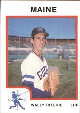 Wally Ritchie 1987 ProCards #17 RC Maine Guides *AutographDen*