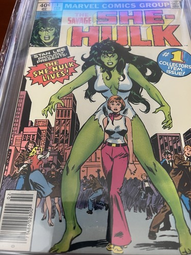 Savage She-Hulk #1 CGC 9.2 NM 1980 Marvel 1st Appearance & Origin of She-Hulk - Bild 7 von 9