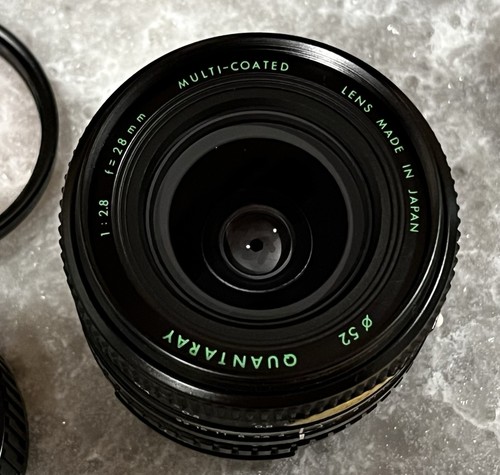 Quantaray 28mm f/2.8 Prime Fixed Wide Angle Lens for Nikon Ai SLR Mount Camera - Picture 3 of 5