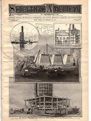 1898 Scientific American November 12 - NYC Power station; Taos NM pueblos