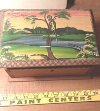 Beautiful Hand Painted Guatemalan Jewelry Box...