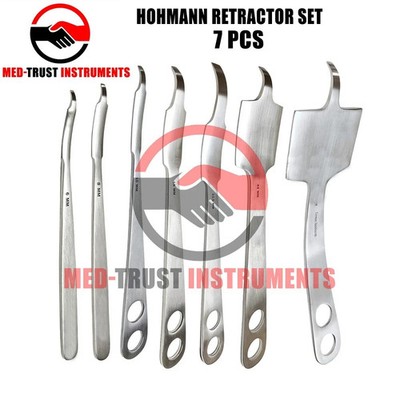 German Grade Hohmann Retractor Set of 7 Pcs Surgical orthopedic instruments